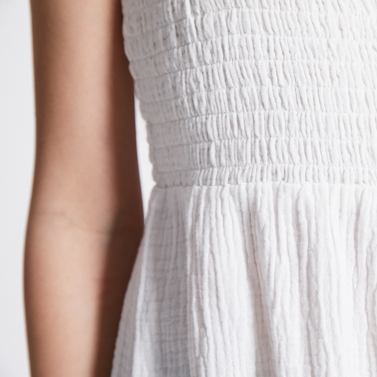 Frill dress "Ellia star" White